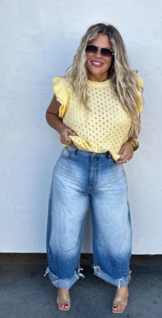 Chic sweater knit top