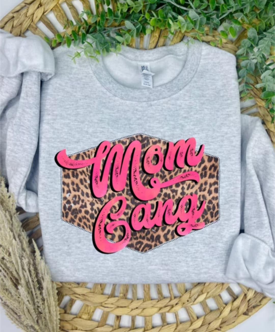 Mom Gang crewneck pullover