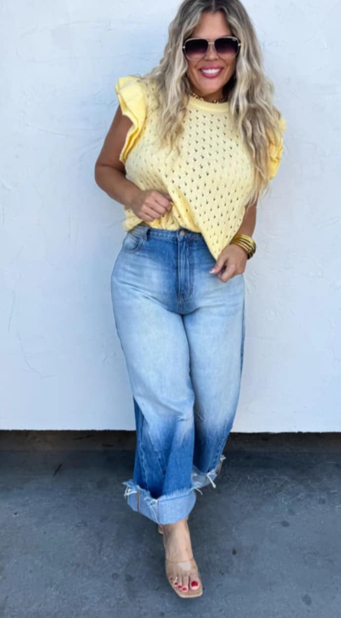 Chic sweater knit top