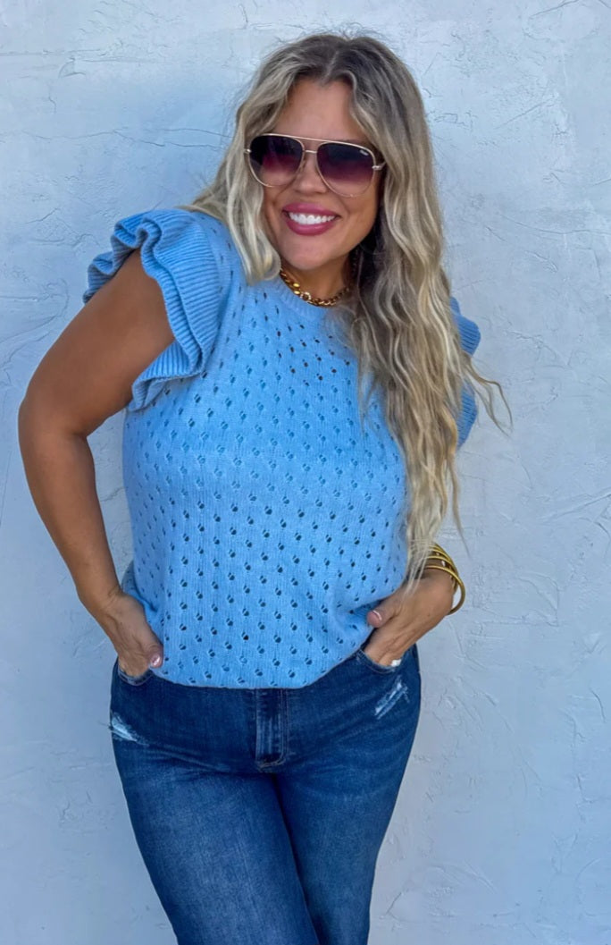 Chic sweater knit top